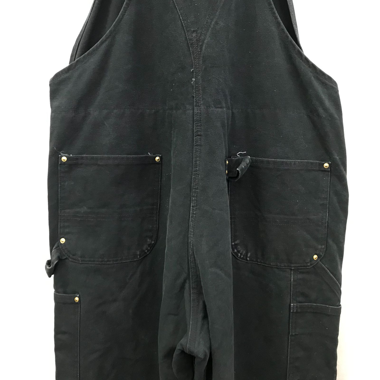 Carhartt カーハート ダブルニー ダック地オーバーオール サイズ不明