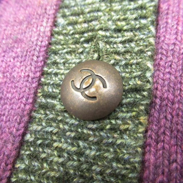 極美品 97A 97aw ヴィンテージ シャネル CHANEL ココボタン カシミヤ