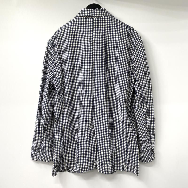中古】EVISU YAMANE ギンガムチェック3Bテーラードジャケット サイズ40
