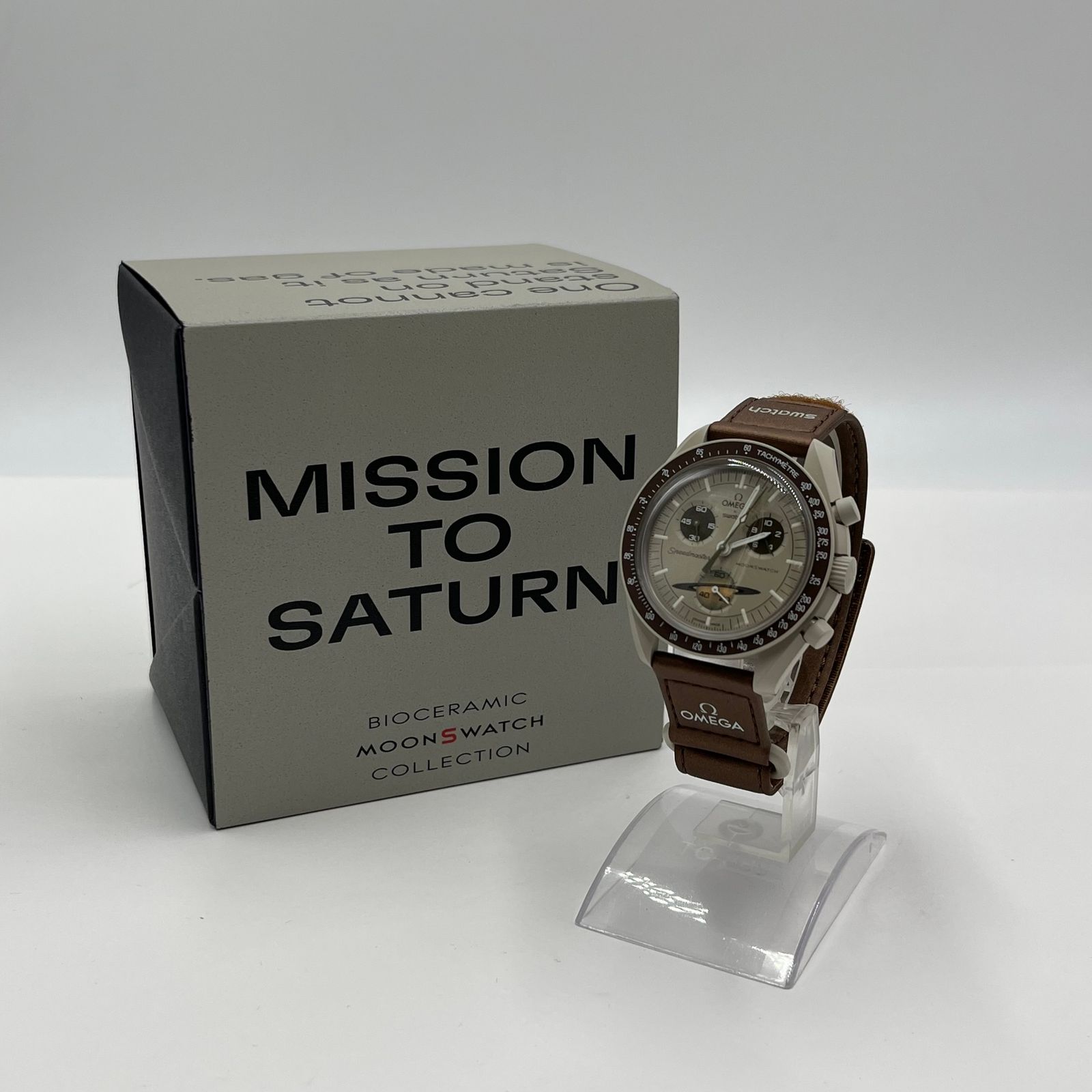 美品 Swatch × Omega MoonSwatch Mission to Saturn（土星） 【5737-60 