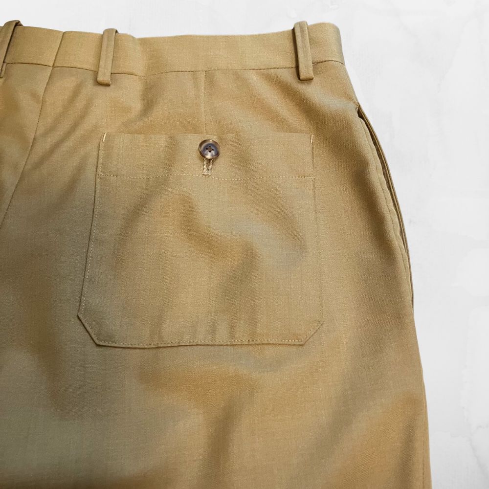 AURALEE ウールシルク スラックス パンツ ベージュ サイズ4 M〜L相当