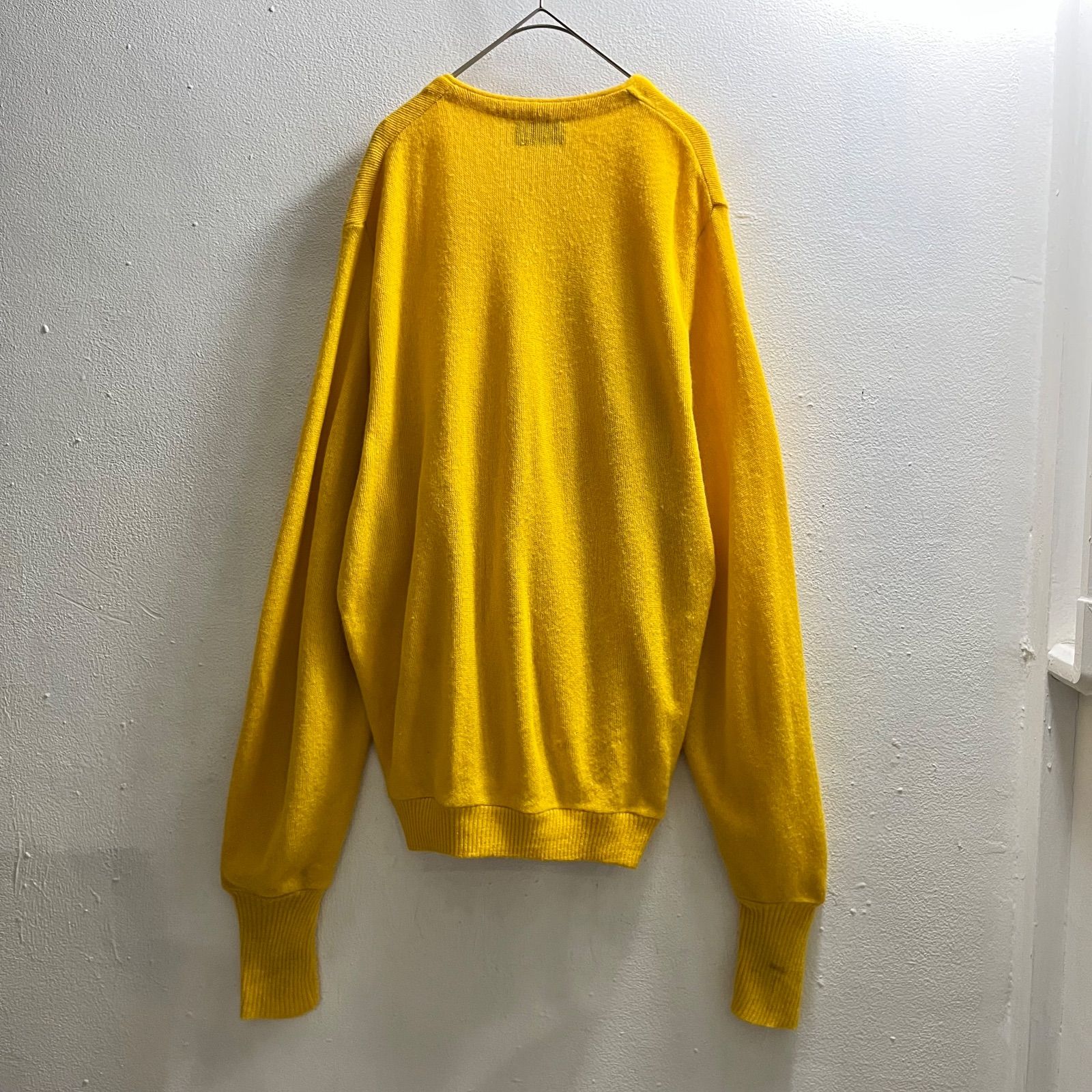 USA 70s Vintage カーディガン レアカラー L ニット セーター 羽織 