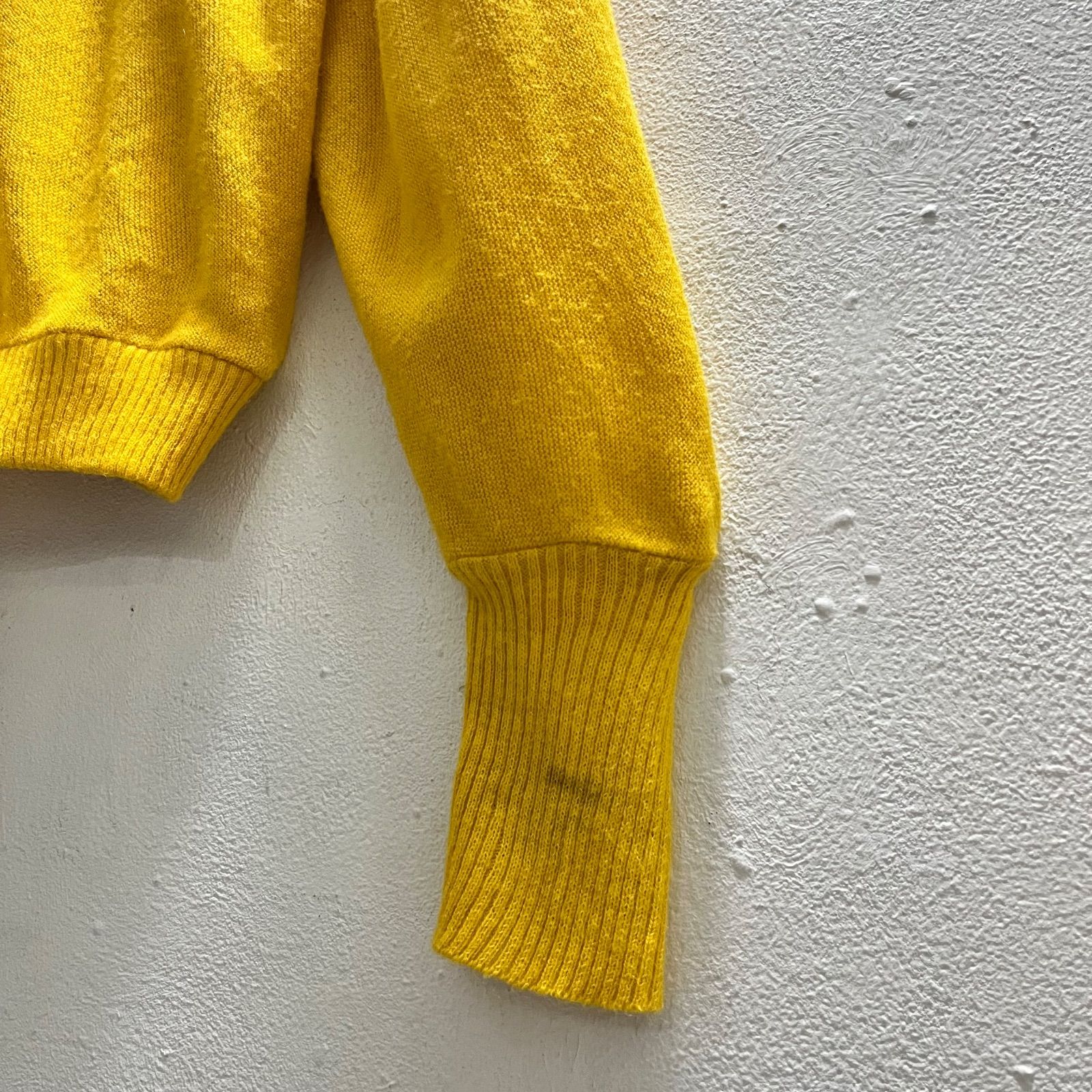 USA 70s Vintage カーディガン レアカラー L ニット セーター 羽織 