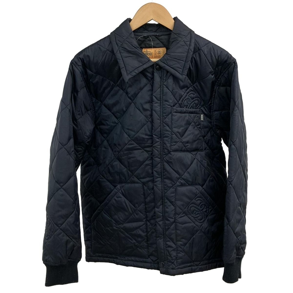 stussy ブルゾン Mサイズ 中古・古着通販】stussy (ステューシー) ジップブルゾン ブラック