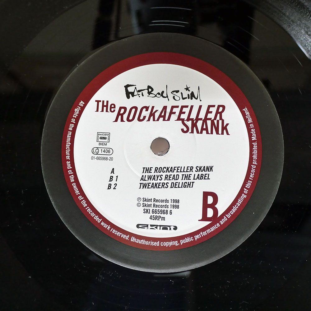 EU EU盤 FATBOY SLIM/ROCKAFELLER SKANK/SKINT SKI6659686 12 - メルカリ