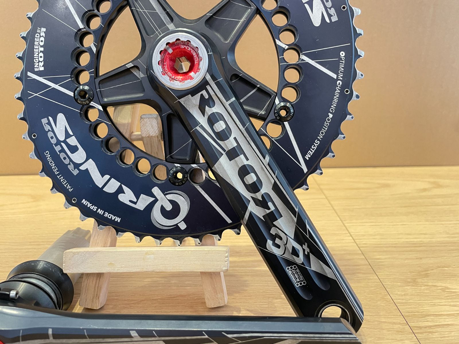 □□ROTOR ローター 3D+ QRINGS 53-39T 165㎜ 30mm クランク 楕円