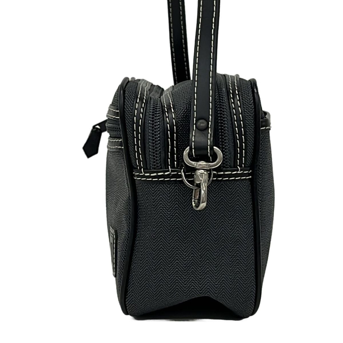 dunhill/ALFREDDUNHILL(ダンヒル) ショルダーバッグ - グレー×黒 斜