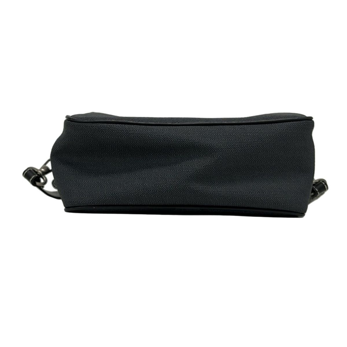 dunhill/ALFREDDUNHILL(ダンヒル) ショルダーバッグ - グレー×黒 斜