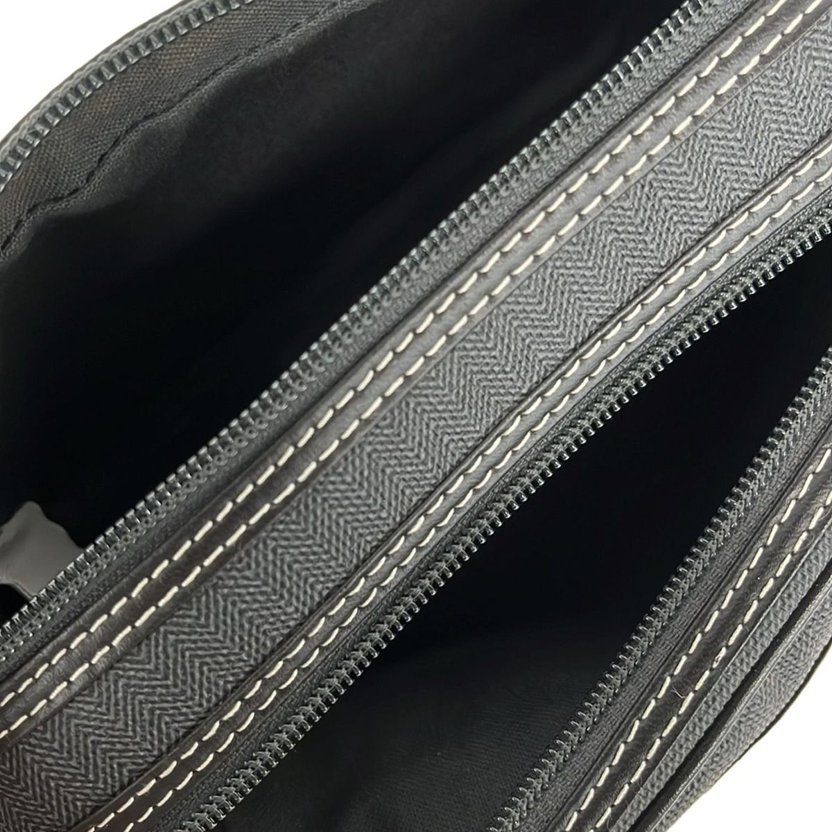 dunhill/ALFREDDUNHILL(ダンヒル) ショルダーバッグ - グレー×黒 斜