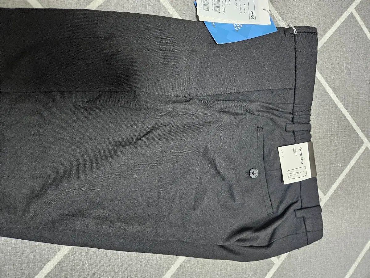 ZIOZIA メンズ ブラック スラックス 新品 パンツ ファッション 【公式