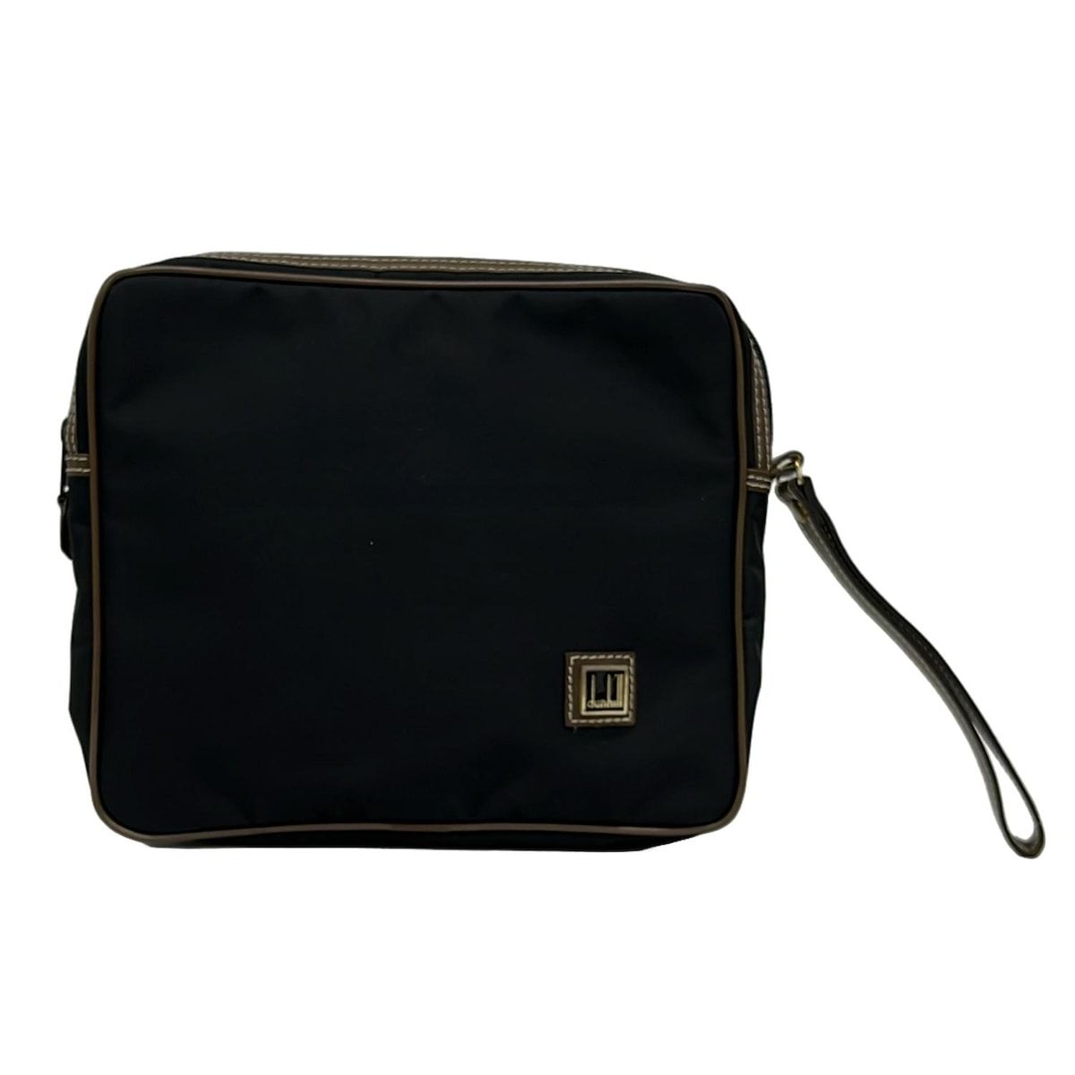 dunhill/ALFREDDUNHILL(ダンヒル) セカンドバッグ - 黒×ダークブラウン