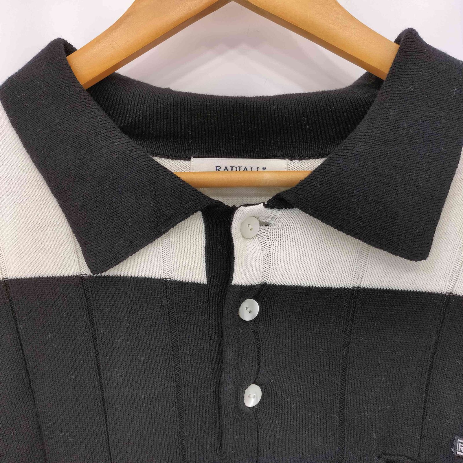 RADIALL(ラディアル) SKUNK - POLO SWEATER L/S  ニットポロシャツ メンズ 表記無 【中古】【ブランド古着バズストア】 ラディアル RADIALL SKUNK-POLO SWEATER L/S メンズ 表記無 - メルカリ