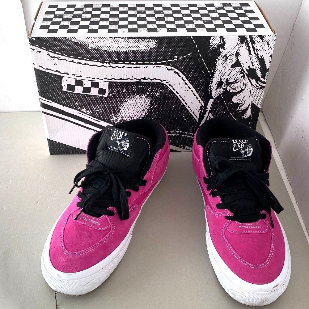 03w23135【箱付き】 Vans Skate Half Cab Hot Pink バンズ スケート