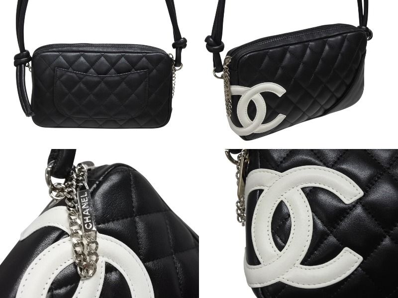 極美品 CHANEL シャネル カンボンライン ワンショルダーバッグ 10番台