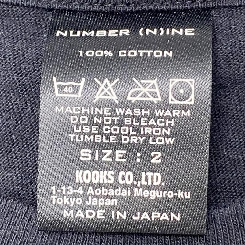 中古】NUMBER(N)INE 03年 カート期ジャックダニエル 半袖Tシャツ