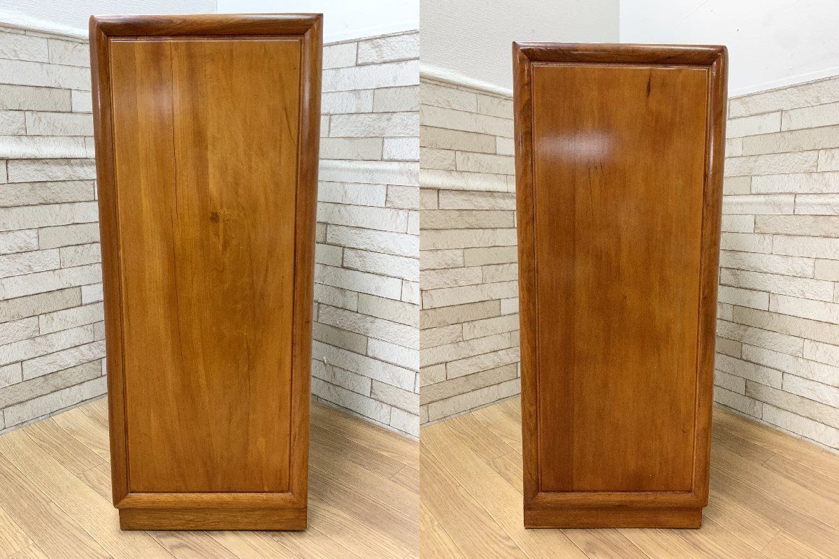 ◇中国美術 唐木 花梨 かりん 螺鈿細工 7段チェスト 貝細工 葡萄