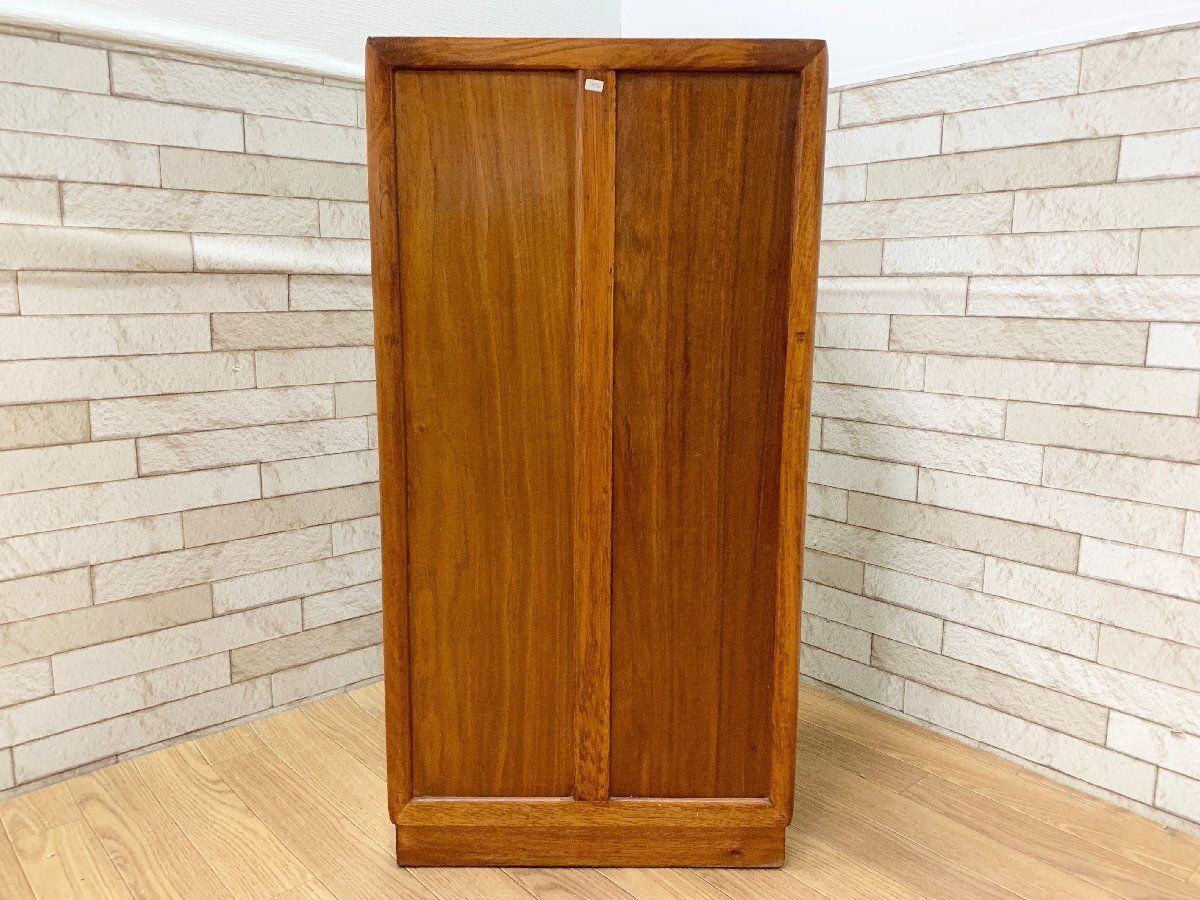 ◇中国美術 唐木 花梨 かりん 螺鈿細工 7段チェスト 貝細工 葡萄