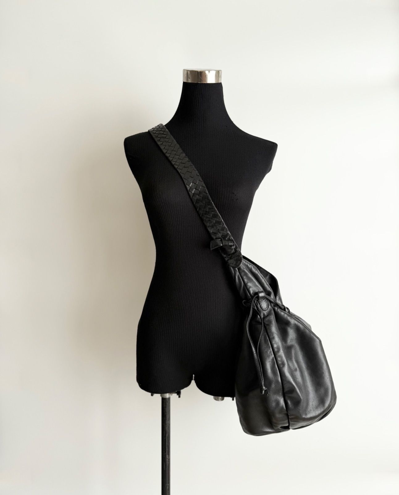 1990s BOTTEGA VENETA LEATHER SHOULDER BAG 1990年代 ボッテガ 