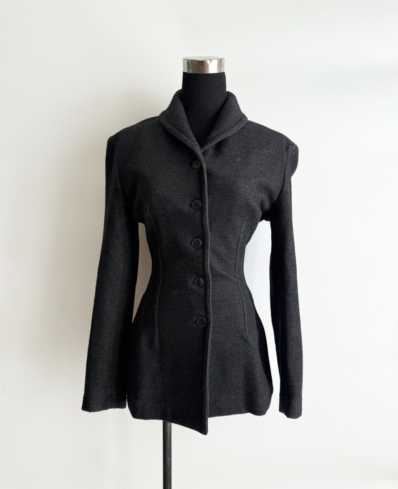 ALAÏA ブラック テーラードジャケット 36 1990s Azzedine Alaïa jacket アライア アーカイブ archive ジャケット