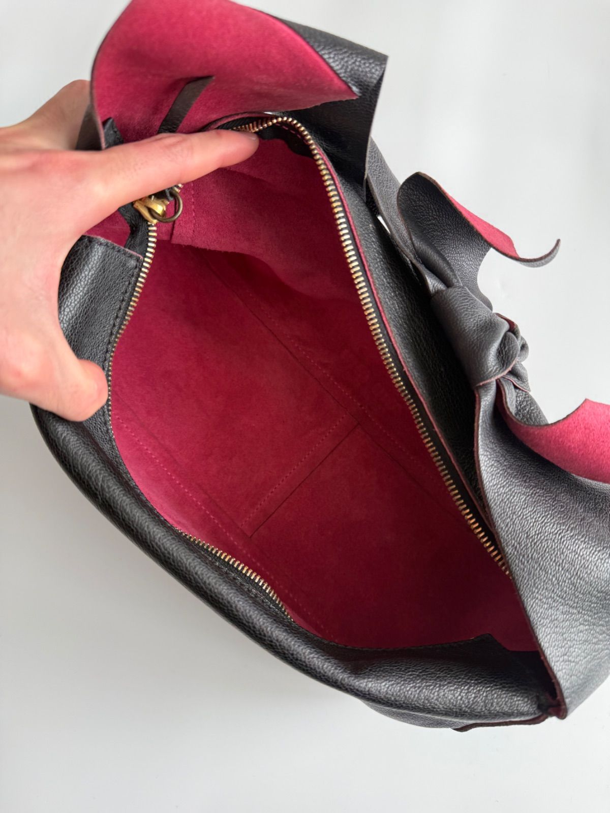 OLD MIU MIU LEATHER RIBBON SHOULDER BAG ミュウミュウ archive