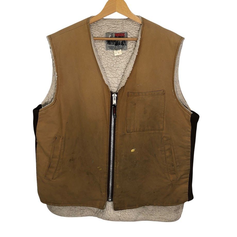 80's vintage 80年代 ヴィンテージ WORK KING ダックボアベスト ワーク