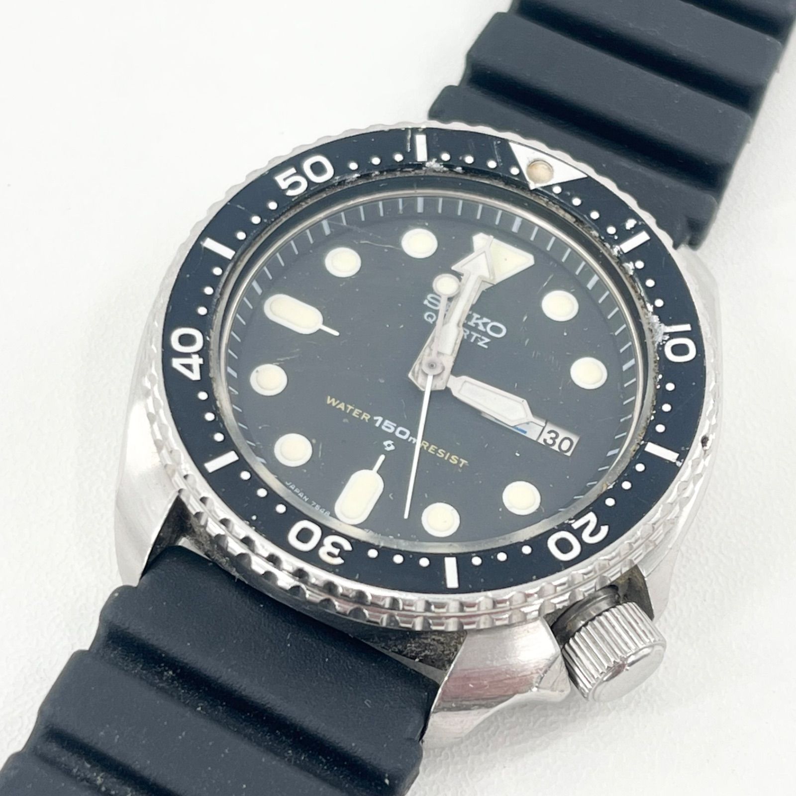 SEIKO セイコー 7548-7000 ダイバーズウォッチ クォーツ ブラック文字