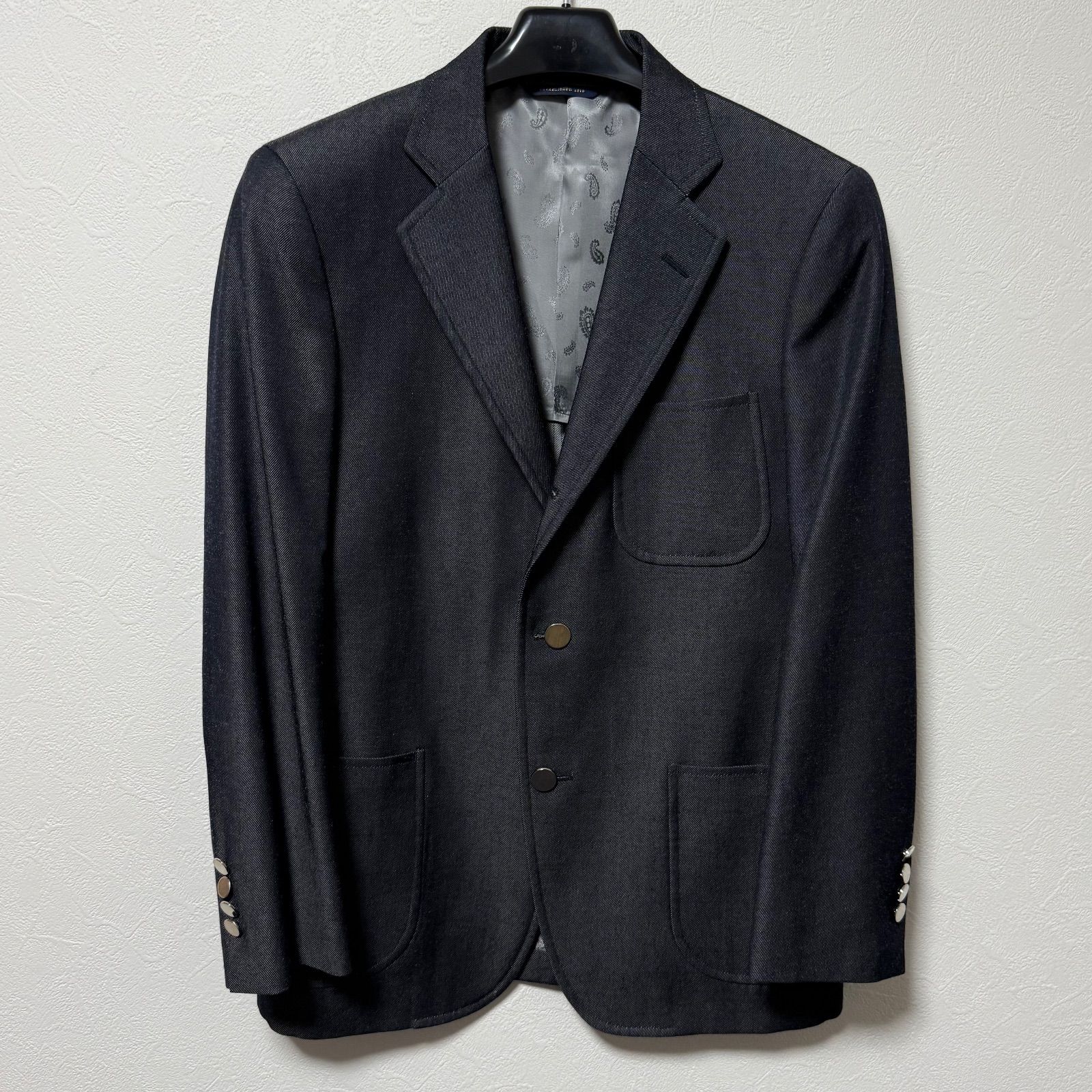 Brooks Brothers - ★ブルックスブラザーズ★テーラードジャケット ブレザー デニム調 メタルボタン ブルックスブラザーズ デニム調 ブレザー テーラードジャケット メタル