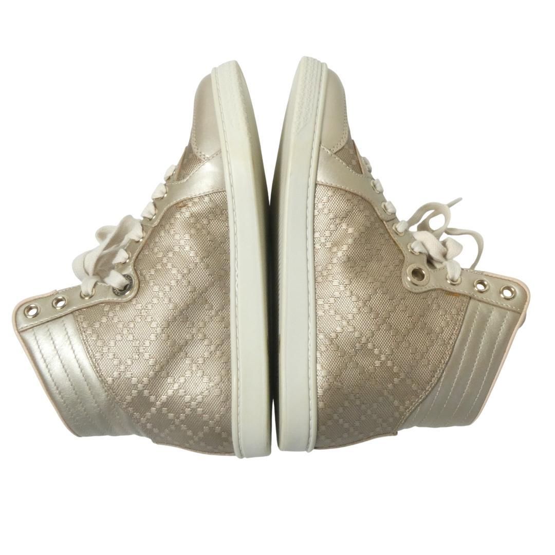 GUCCI グッチ サイズ35.5 約22.5cm インターロッキングG 総柄 レザー