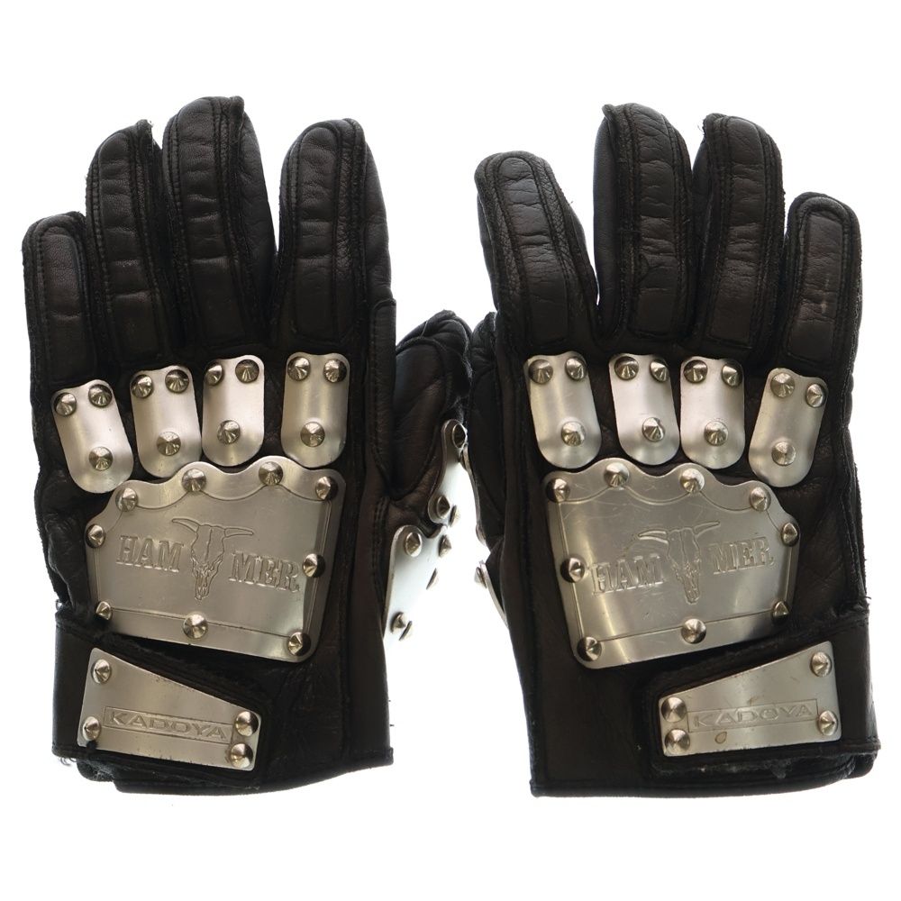 KADOYA (カドヤ) HAMMER GLOVE レザーハンマーグローブ ブラック
