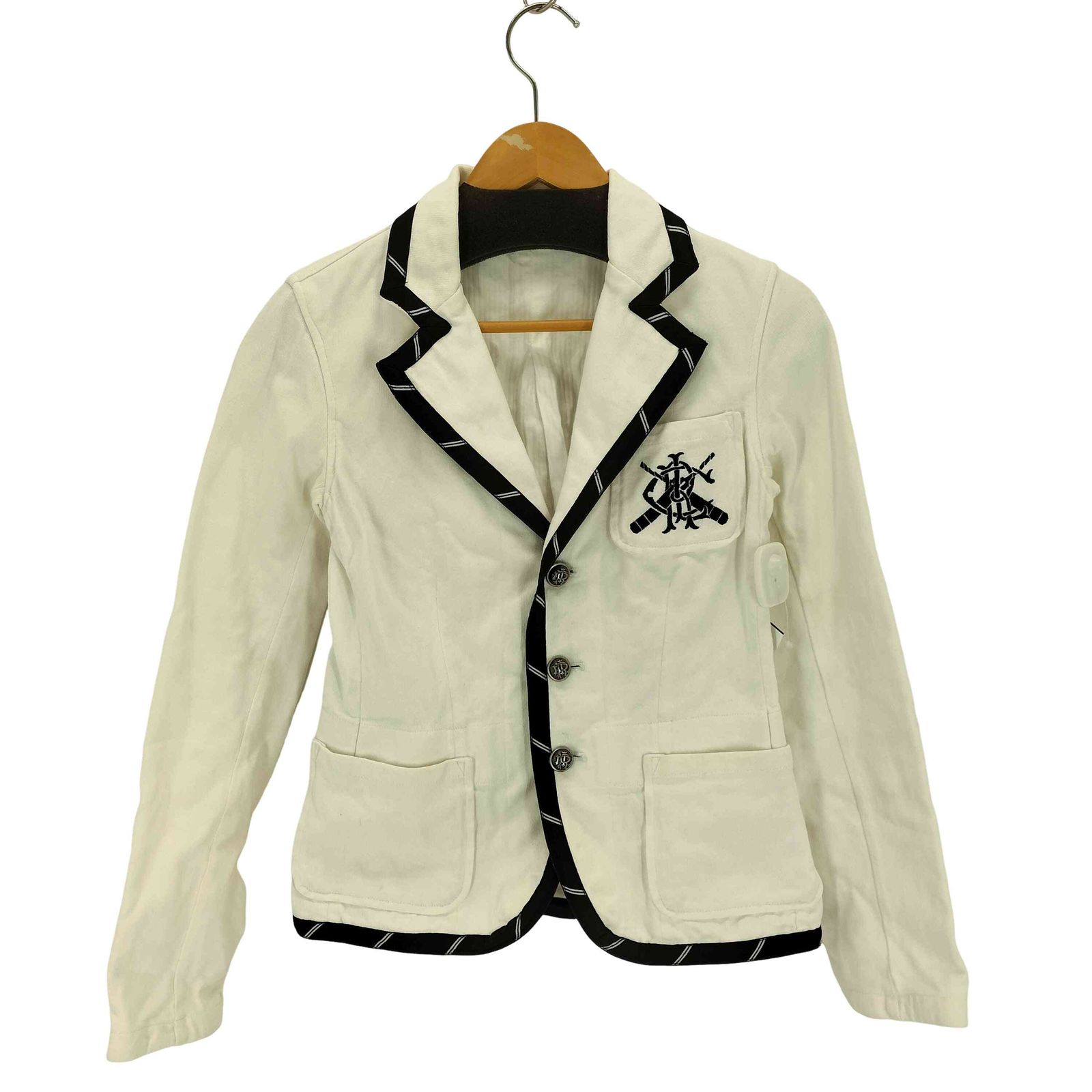 ✨希少 RALPH LAUREN ラルフローレン 刺繍 テーラードジャケット ラルフローレン RALPH LAUREN フロント刺繍 テーラードジャケット