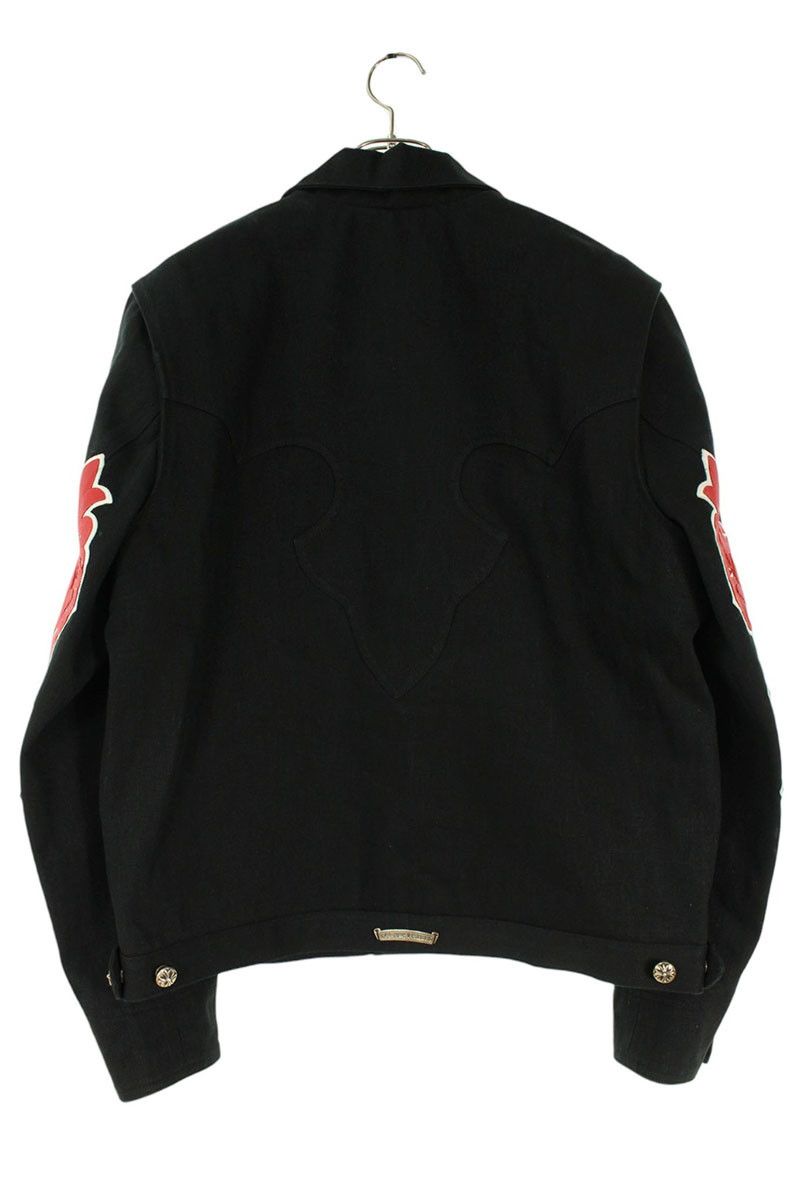 クロムハーツ CLASSIC JEAN クラシックジーン 袖フローラルレザー