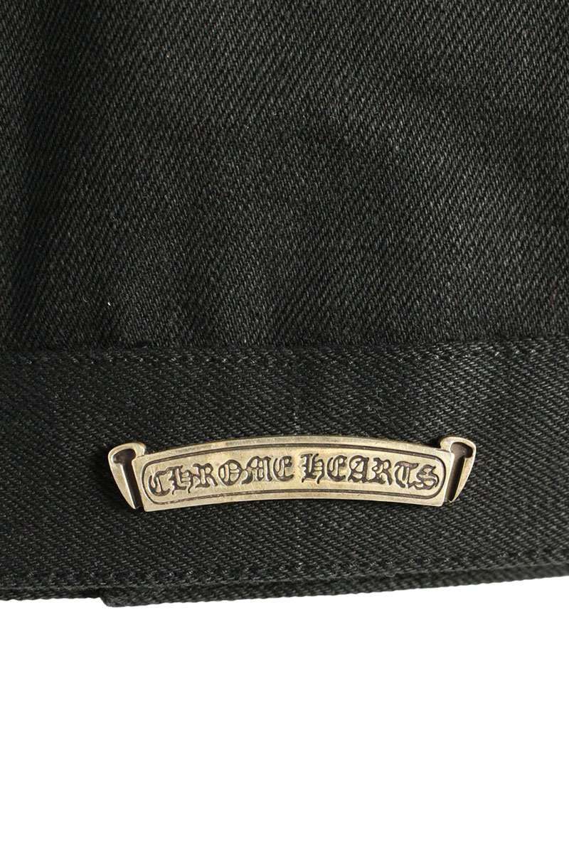 クロムハーツ CLASSIC JEAN クラシックジーン 袖フローラルレザー