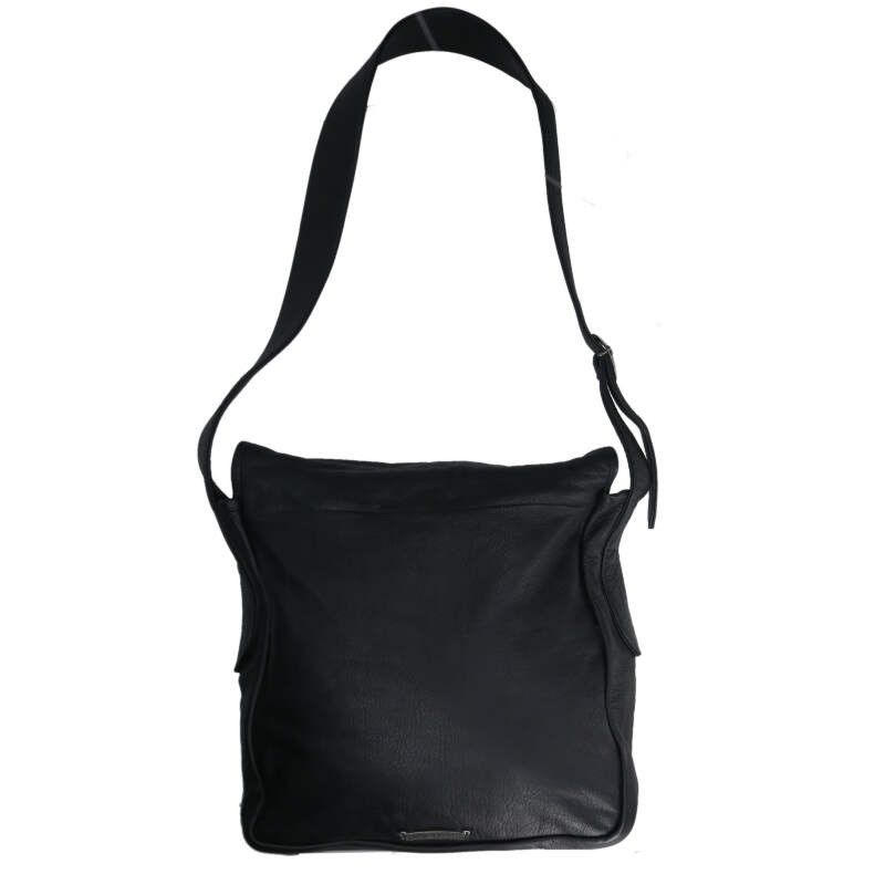 クロムハーツ BAG-MAIL CROSS/メールバッグ レザーパッチ付き レザー