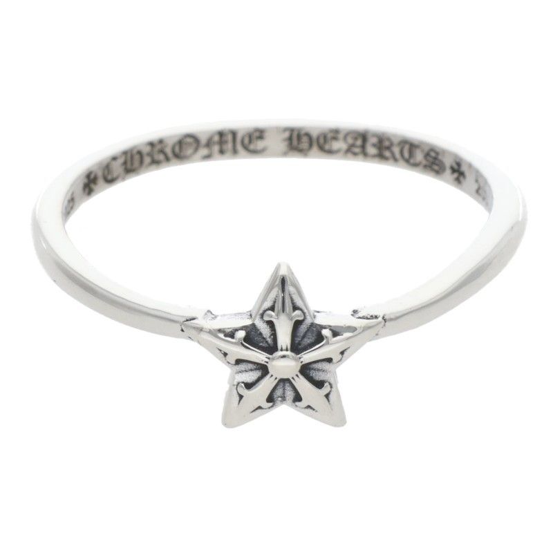 クロムハーツ　バブルガム　スターリング クロムハーツ BUBBLGM STAR/バブルガムスター シルバーリング メンズ