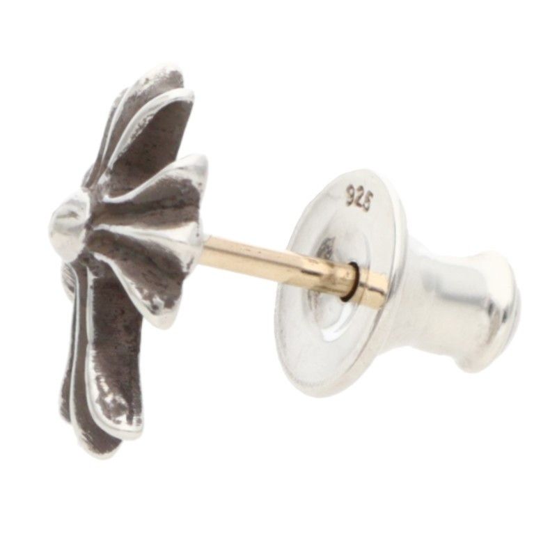 クロムハーツ No2 CH CRS/CHクロススタッド シルバーピアス メンズ ※12