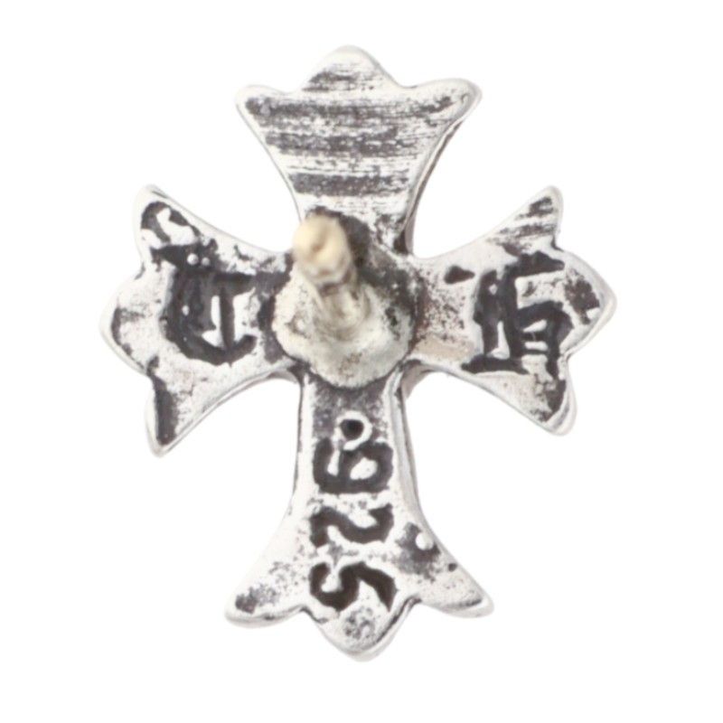 クロムハーツ No2 CH CRS/CHクロススタッド シルバーピアス メンズ ※12