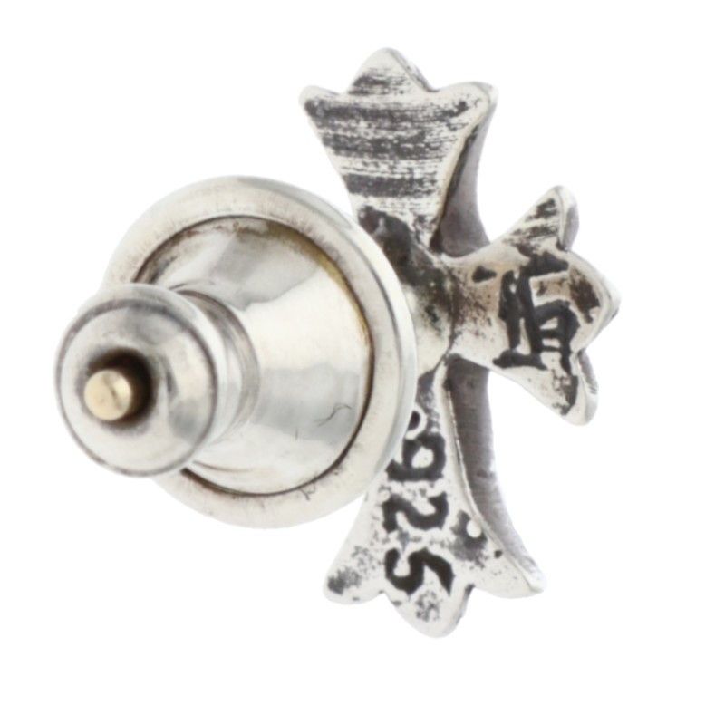 クロムハーツ No2 CH CRS/CHクロススタッド シルバーピアス メンズ ※12