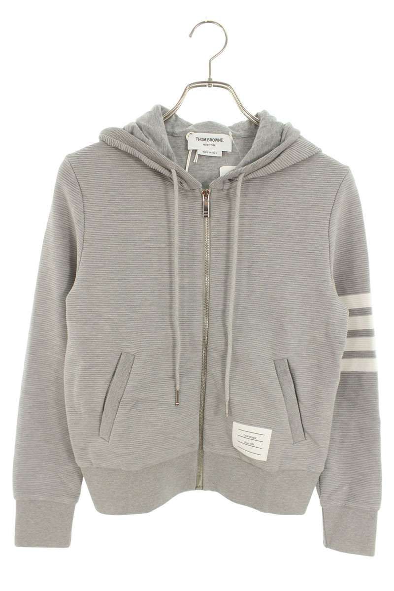 トムブラウン FJT205A-08138-055 4BARジップパーカー レディース 36