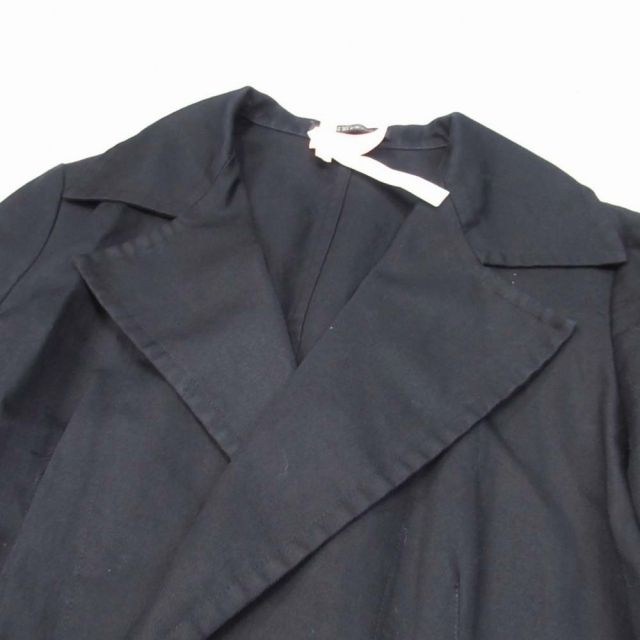 【中古】美品 06ss ワイズ ヨウジヤマモト コットンリネン ボタンレス チェスターコート ロングジャケット ブルゾン 美品 06ss ワイズ ヨウジヤマモト Y's Yohji Yamamoto コットンリネン
