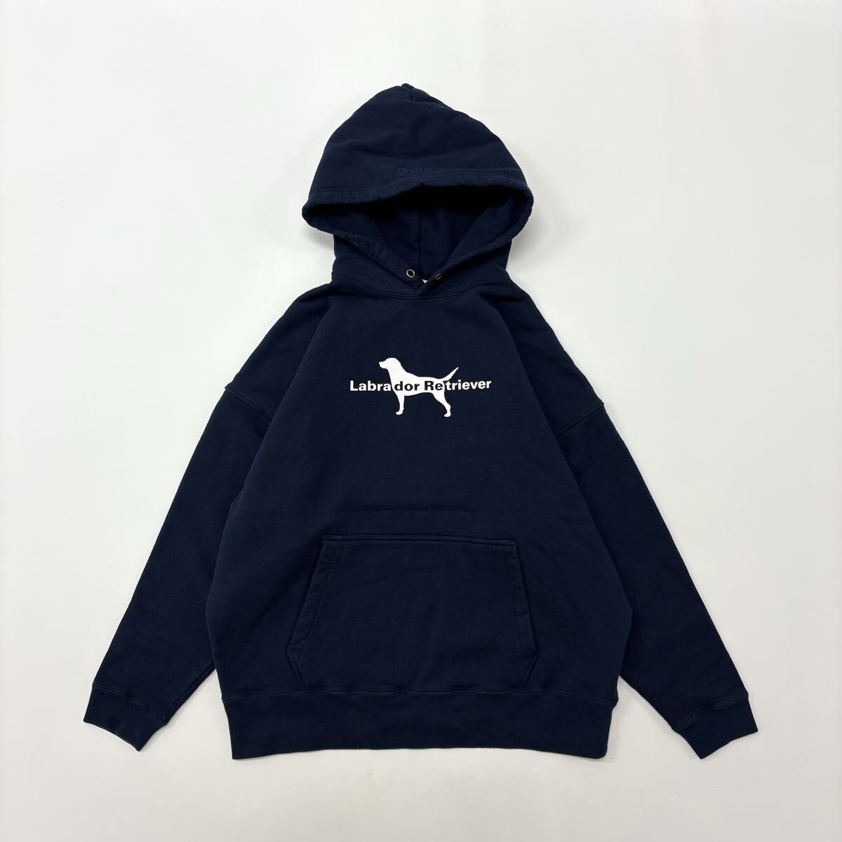 新品同様 タグ付き クローバル ラブラドール スウェット パーカー サイズL 良品 Cloveru クローバル × Labrador Retriever ラブラドール