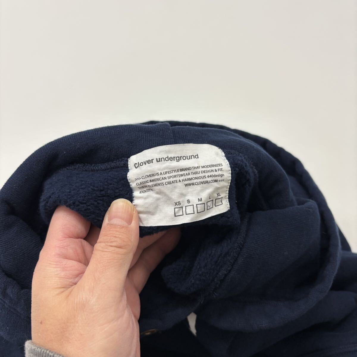 新品同様 タグ付き クローバル ラブラドール スウェット パーカー サイズL 良品 Cloveru クローバル × Labrador Retriever ラブラドール