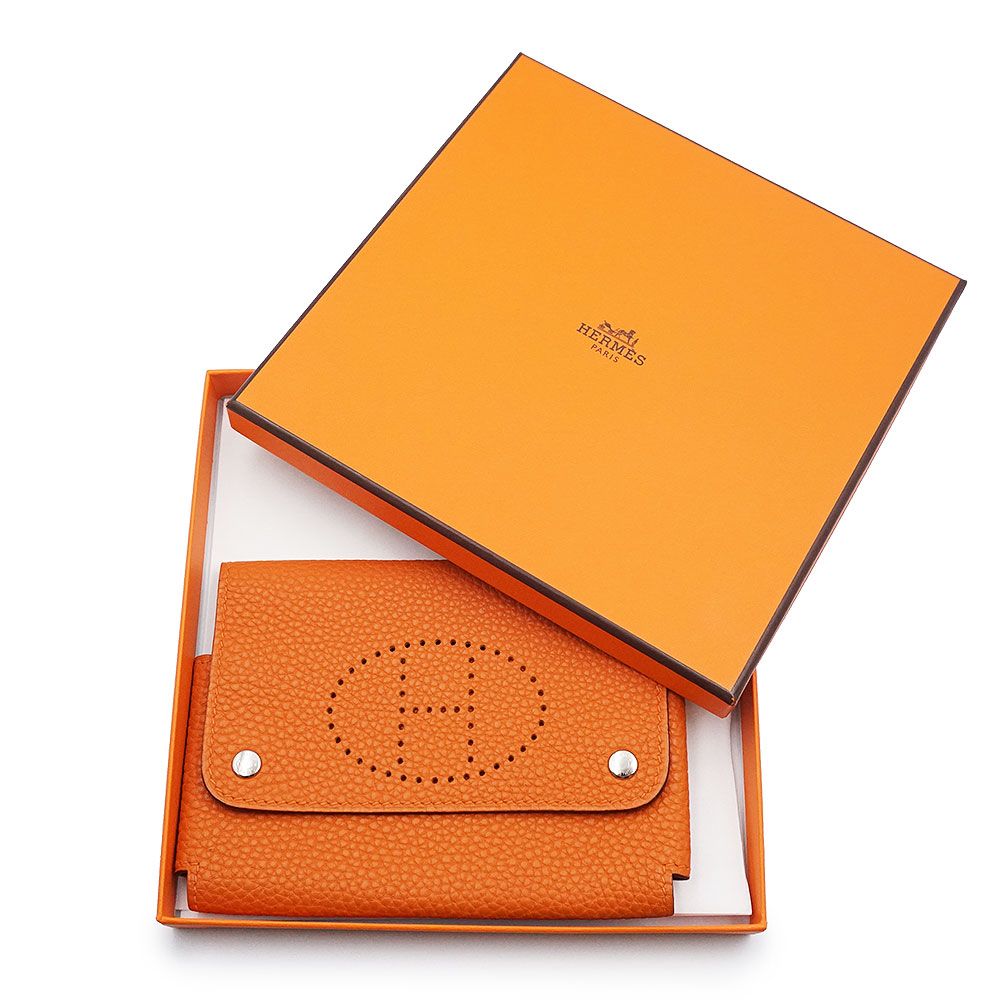 エルメス エテュイ カルト GM エヴリン エブリン Hロゴ トランプケース