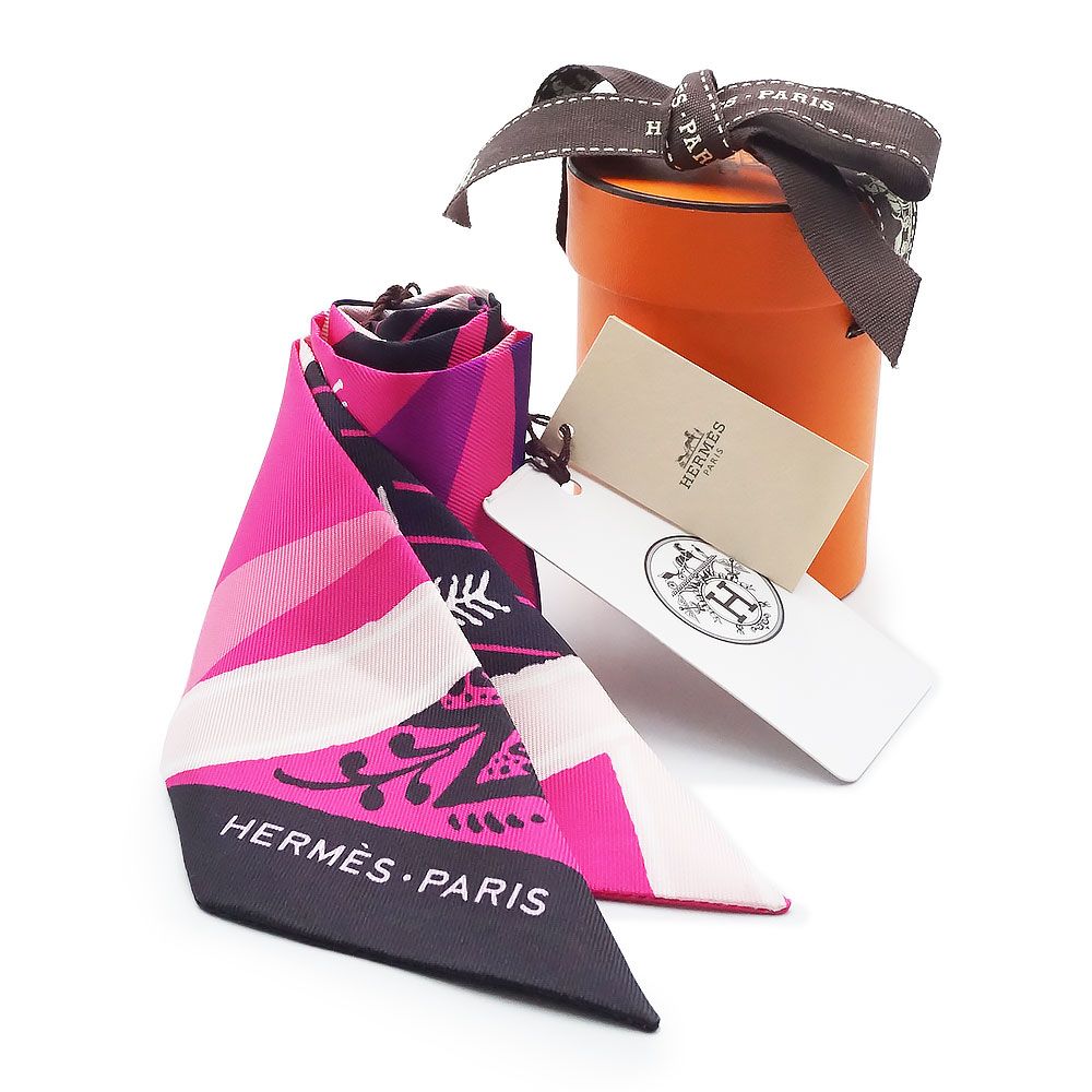 エルメス ツイリー シルク ゲーム JEU DE SOIE UNIFORME リボン