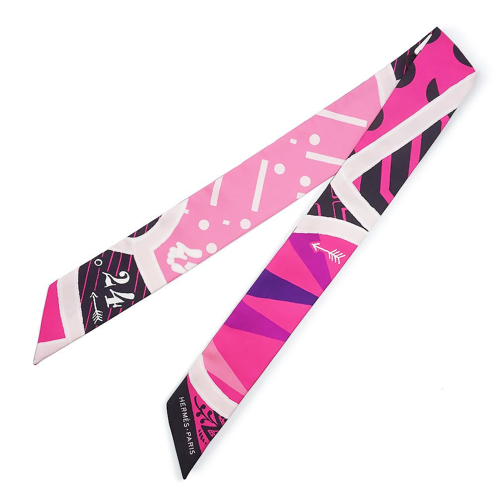 エルメス ツイリー シルク ゲーム JEU DE SOIE UNIFORME リボン