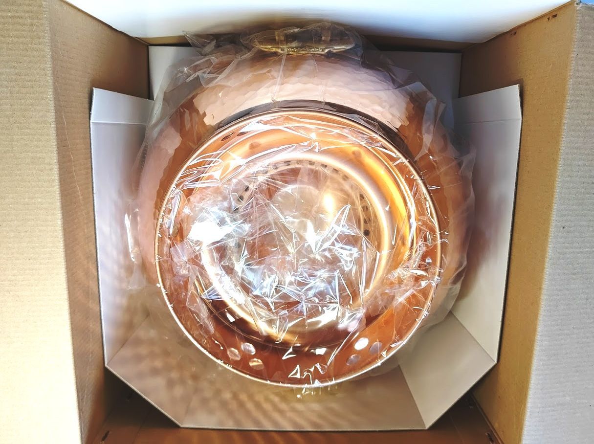 新光金属 純銅製 槌目入れ しゃぶしゃぶ鍋 26cm S-1057H 新品 限定