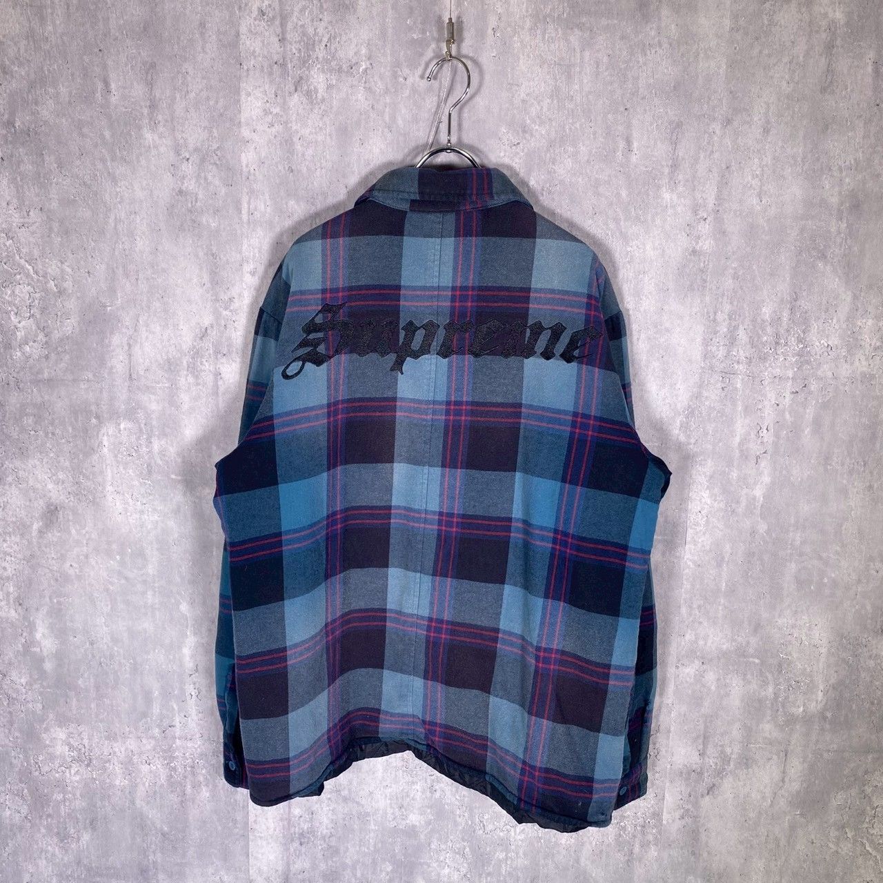 Supreme シュプリーム シャツジャケット ネルシャツ チェックシャツ Supreme(シュプリーム) 24SS Shadow Plaid Flannel Zip Up Shirt