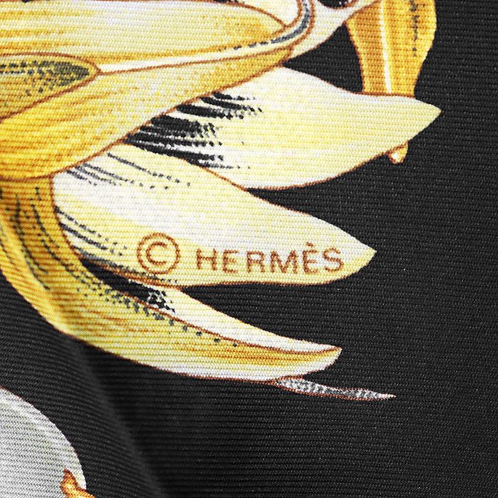 美品】HERMES エルメス カレ90 シルク100% PASSIFLORES パッション