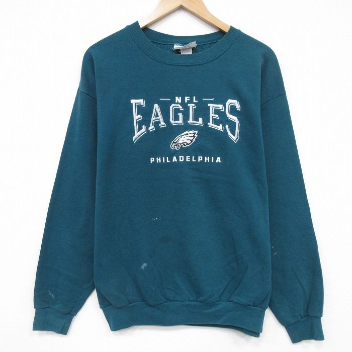 XL/古着 長袖 スウェット メンズ 90年代 90s NFL フィラデルフィア