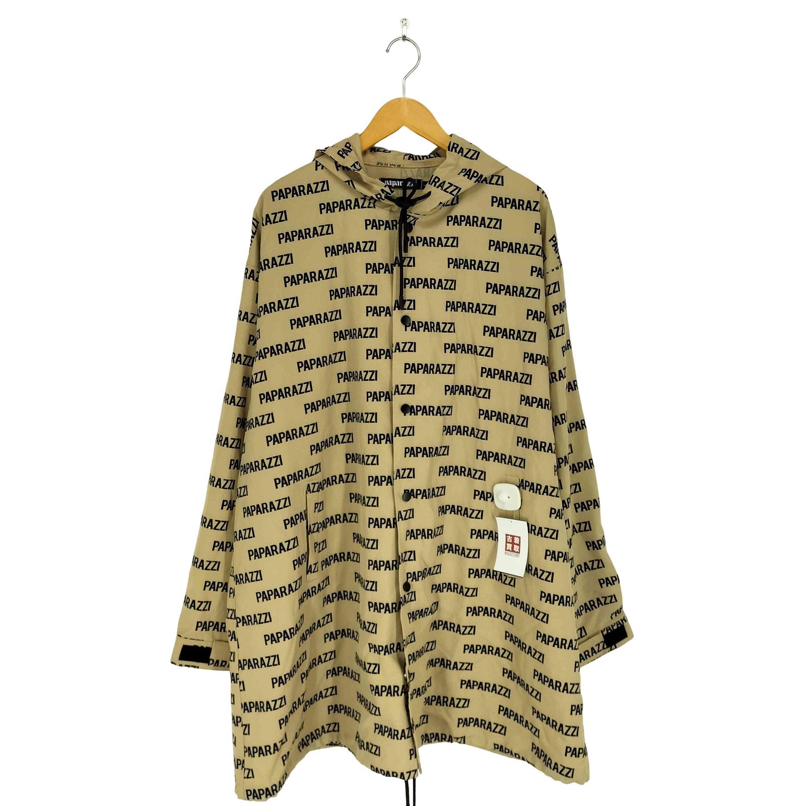 ユーズドフルギ USED古着 {{paparazzi}}HOODED LONG SHIRT import メンズ  L