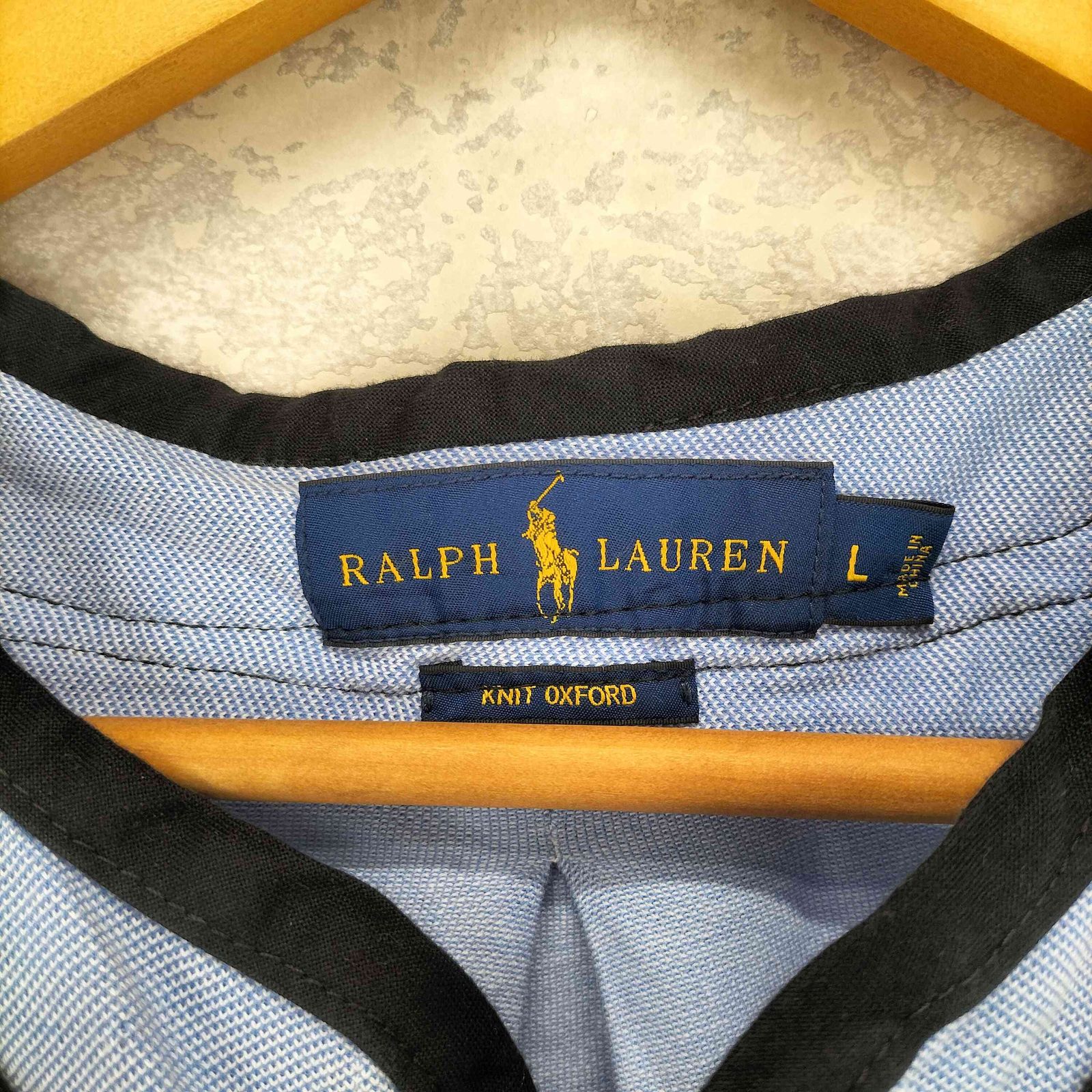 ラルフローレン RALPH LAUREN KNIT OXFORD ポニー刺繍 ベースボール